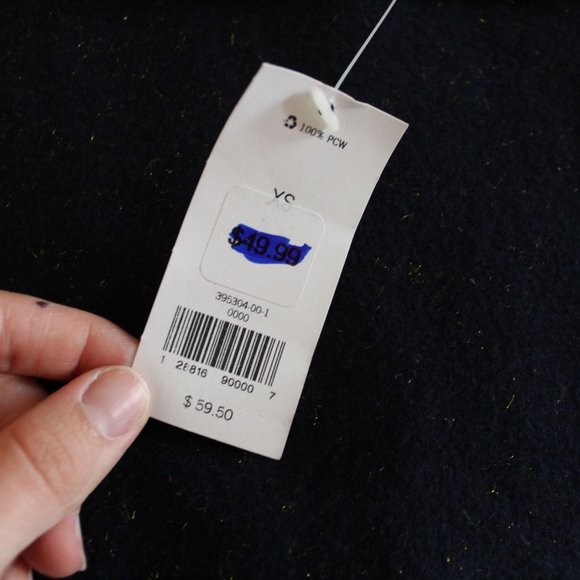 Banana Republic SOFT SPARKLY Navy Sweater NWT - Picture 3 of 7